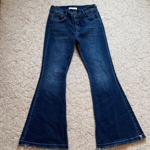 KanCan Dark Blue Flare Jeans
